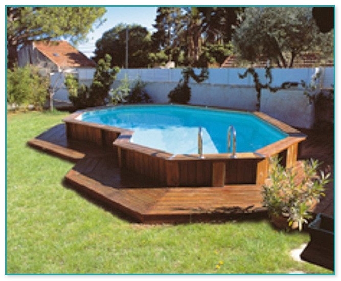 Gorgeous Above Ground Pool Wood Deck Kits