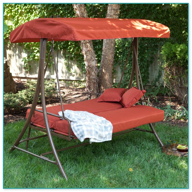 Porch Glider With Canopy