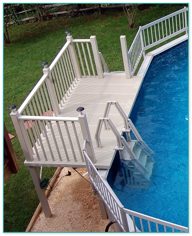 Above Ground Pool Resin Deck