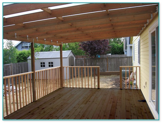 Building A Awning Over A Deck