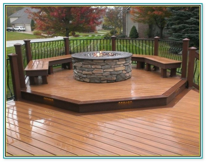 Fire Pit For Wood Deck Use
