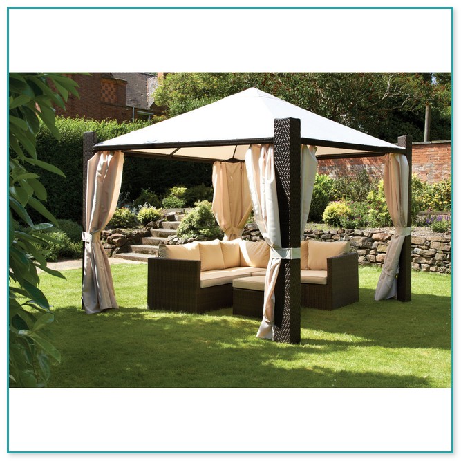 Gazebos With Curtains & Nets