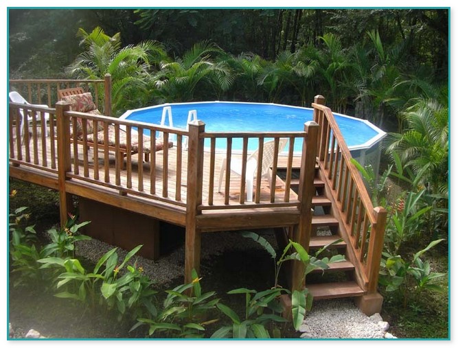Patio Decks For Above Ground Pools