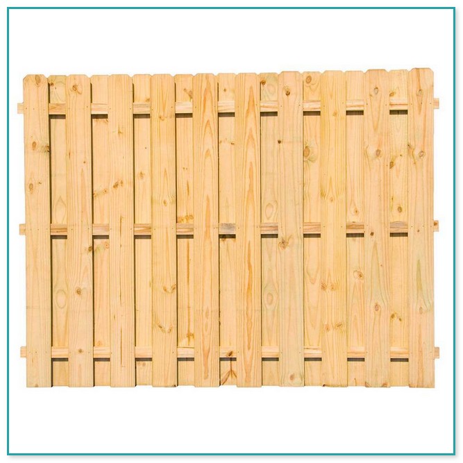 6x8 Wood Fence Panels