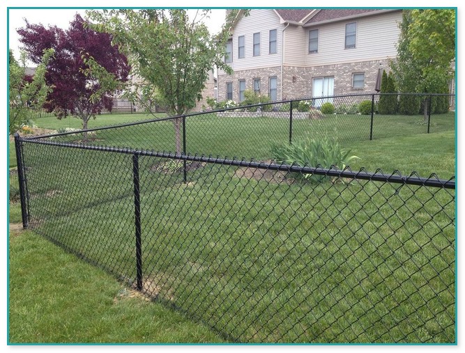 Black Chain Link Fence Cost Per Foot