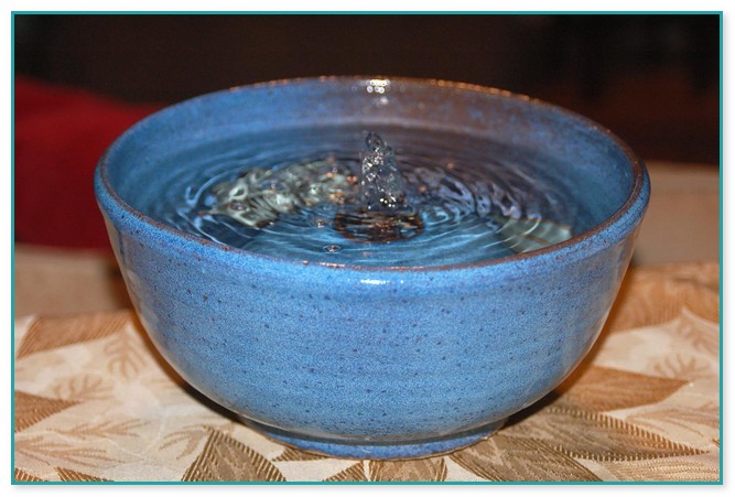 Cat Water Fountain Ceramic