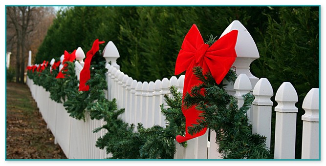 Christmas Decorations For Fences