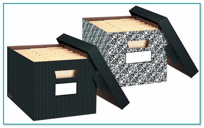 Decorative Cardboard File Boxes