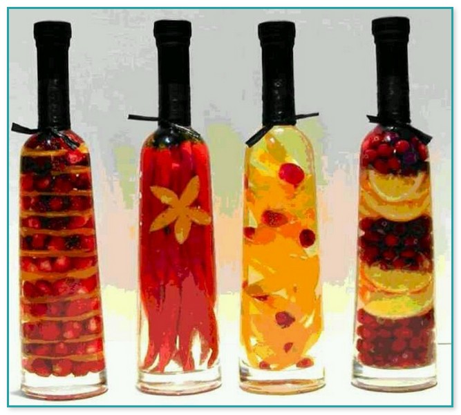 Decorative Infused Oil Bottles