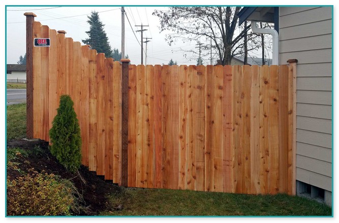 Dog Eared Fence Panels