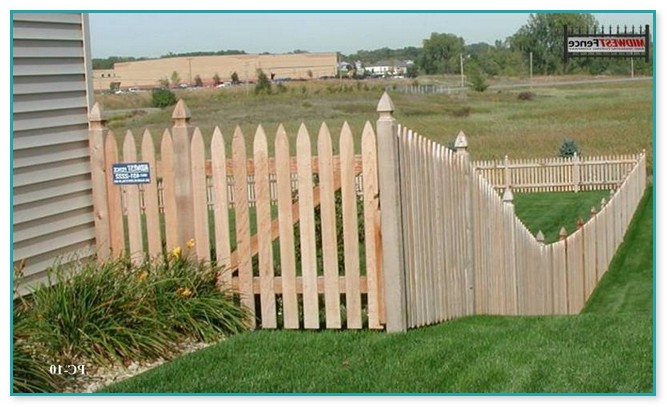Gothic Style Picket Fence
