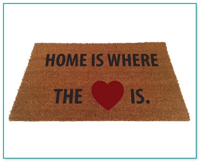 Home Is Where The Heart Is Doormat