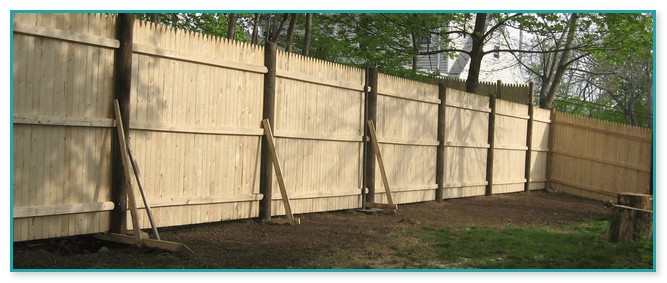How To Install Wooden Fence