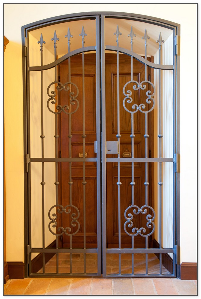 Iron Security Gates For Doors