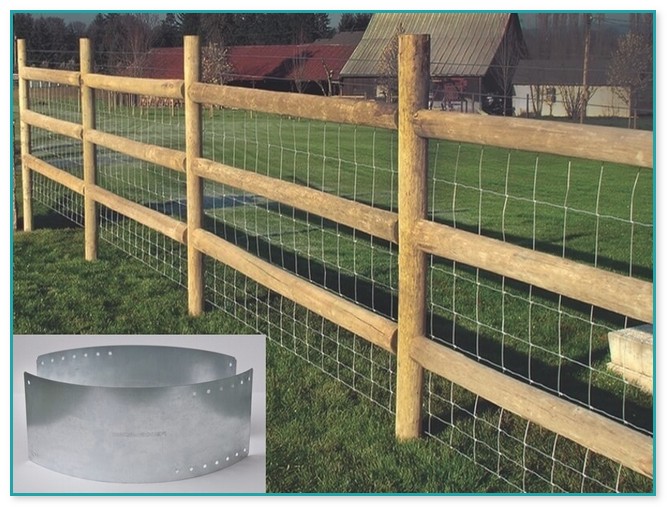 Round Wood Fence Post