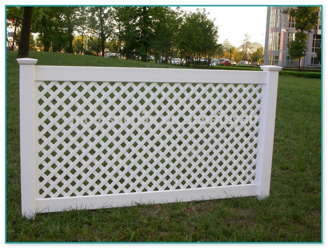 Vinyl Lattice Fence Panels
