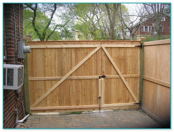 Wood Fence Gate Designs