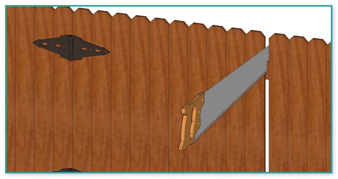 Wood Fence Gate Latch