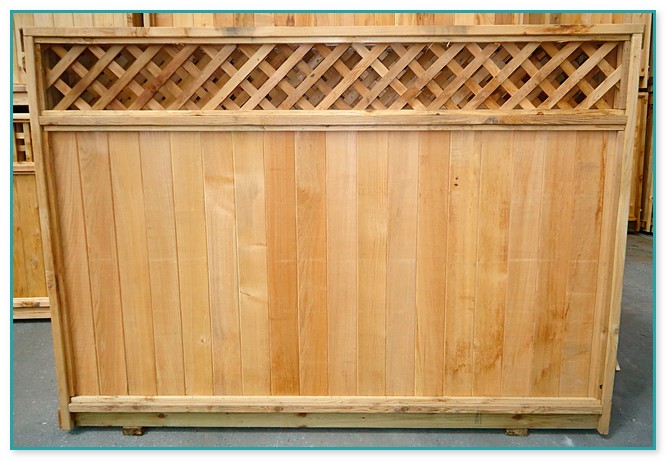 Wood Fence Panels 6 X 8