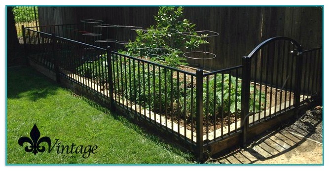 Wrought Iron Garden Fence
