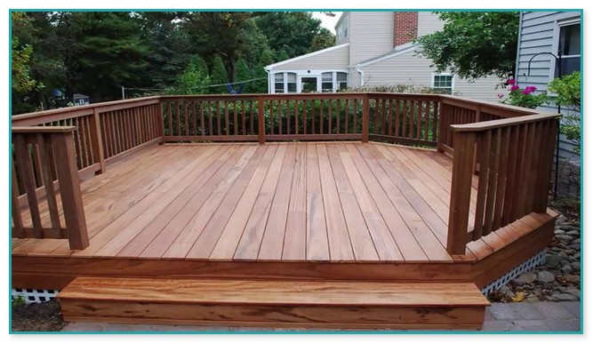 Free Standing Deck Pictures 3