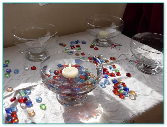 Glass Bowl Table Decorations