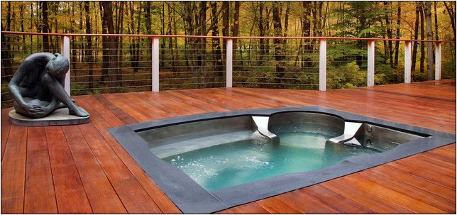 Above Ground Swimming Pool Hot Tub Combo
