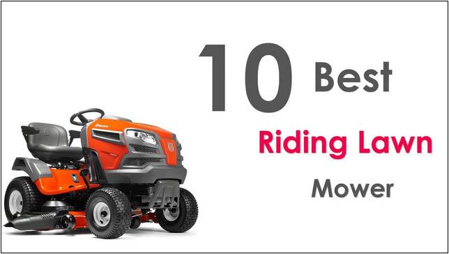 Best Riding Lawn Mowers 2018