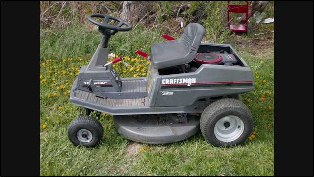 Craftsman Re2000 Riding Lawn Mower