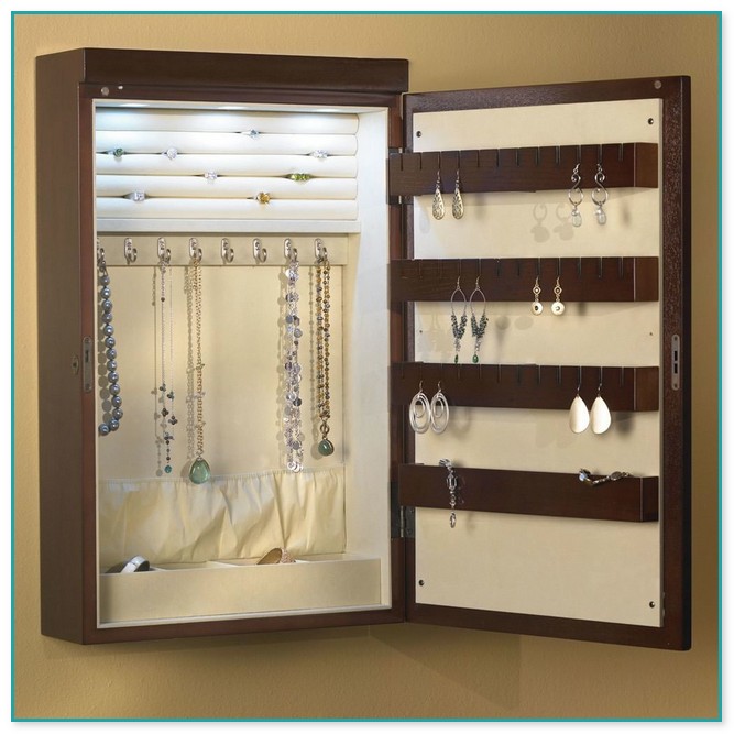 Jewelry Box That Hangs On The Wall