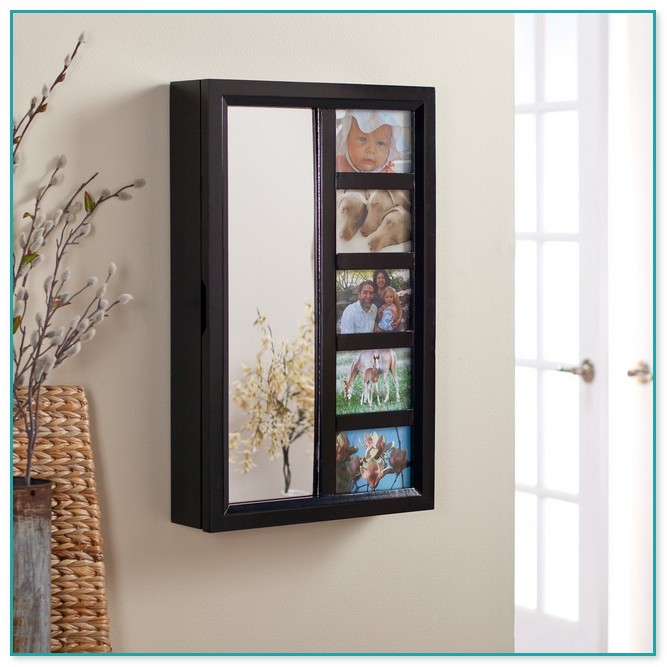 Jewelry Box Wall Mount Picture Frame