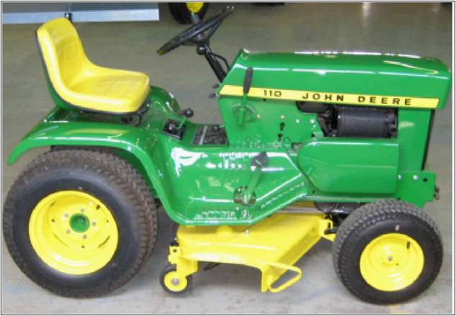 Parts For John Deere Lawn Mower 110