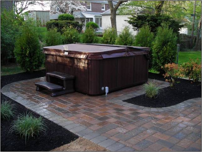 Patios With Hot Tubs Designs