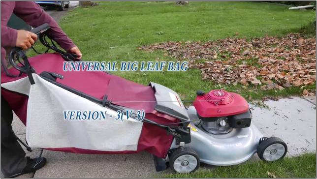 Push Lawn Mower Bag Attachment