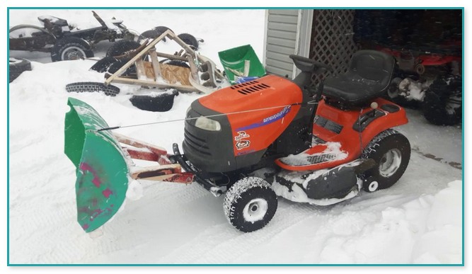 Snow Plows For Lawn Mowers