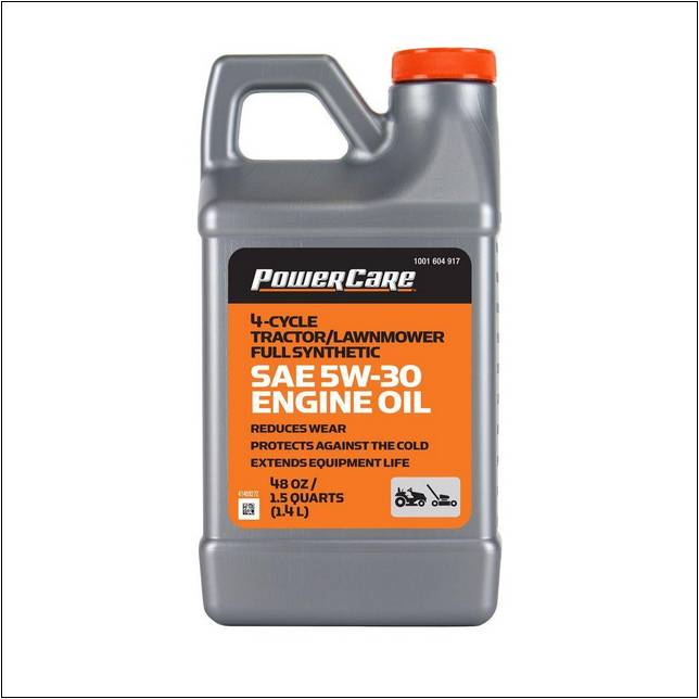 Synthetic Lawn Mower Engine Oil