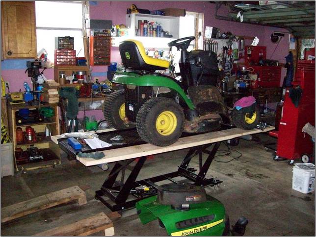 Used Lawn Mower Lift Table
