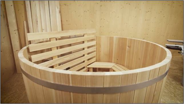 Wooden Hot Tub Building