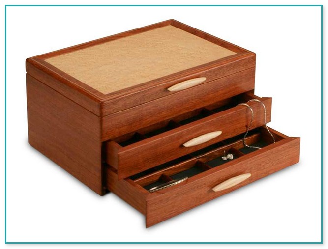 Wooden Jewelry Box For Men